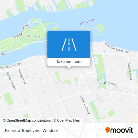 Fairview Boulevard map