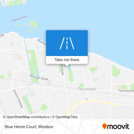 Blue Heron Court map
