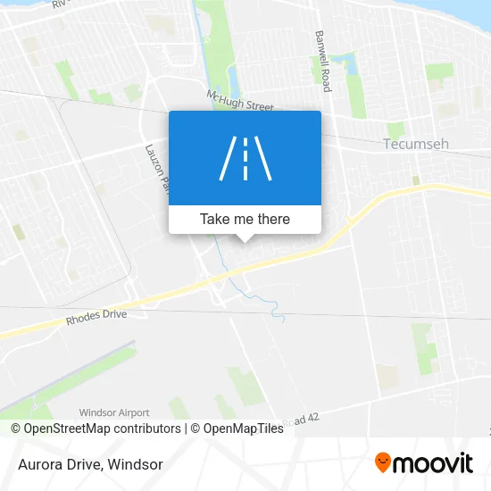 Aurora Drive map