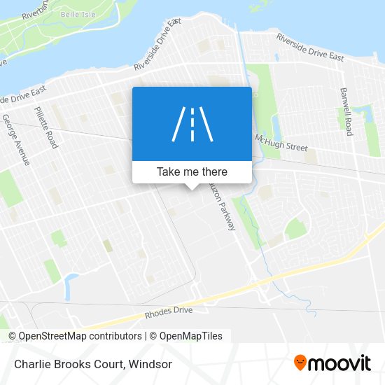 Charlie Brooks Court map