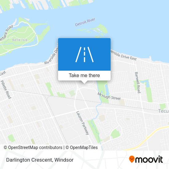 Darlington Crescent map