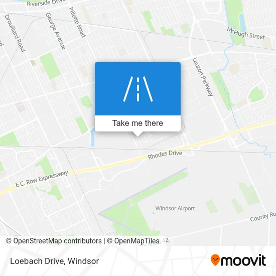 Loebach Drive map