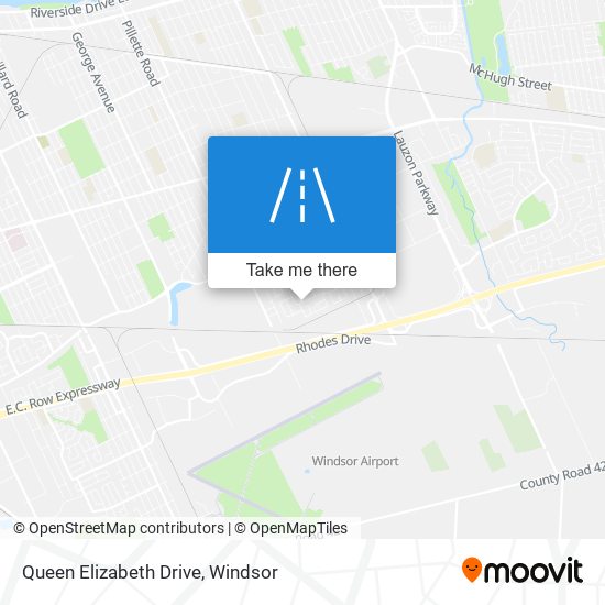 Queen Elizabeth Drive map