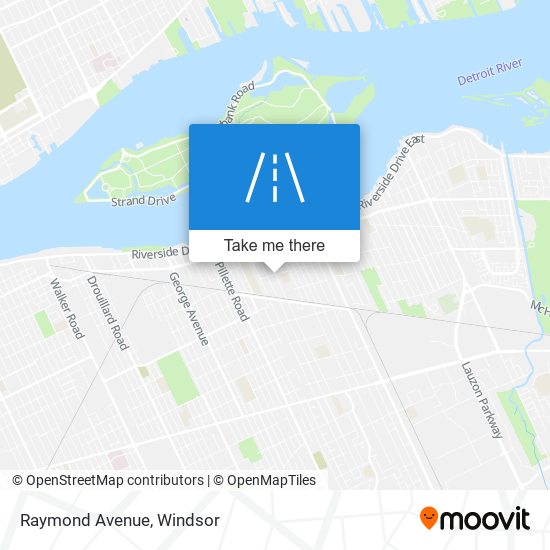 Raymond Avenue map