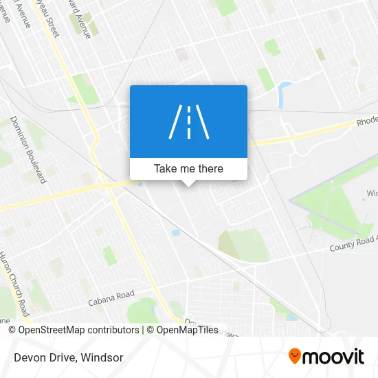 Devon Drive map