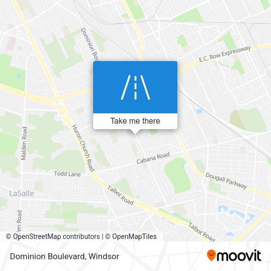 Dominion Boulevard map