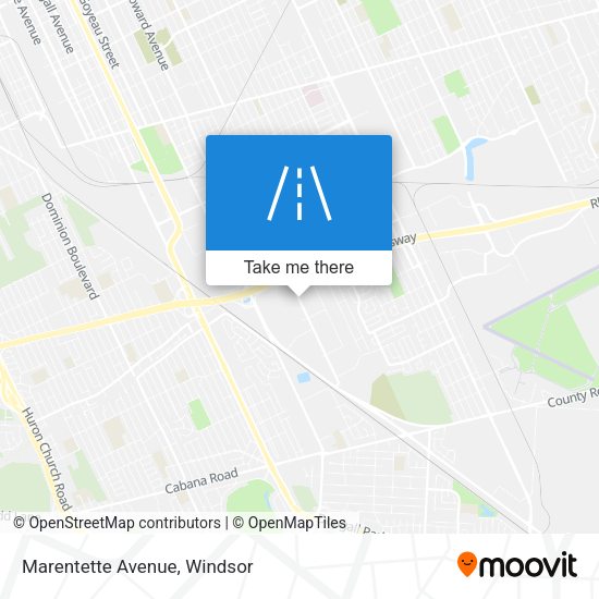 Marentette Avenue plan