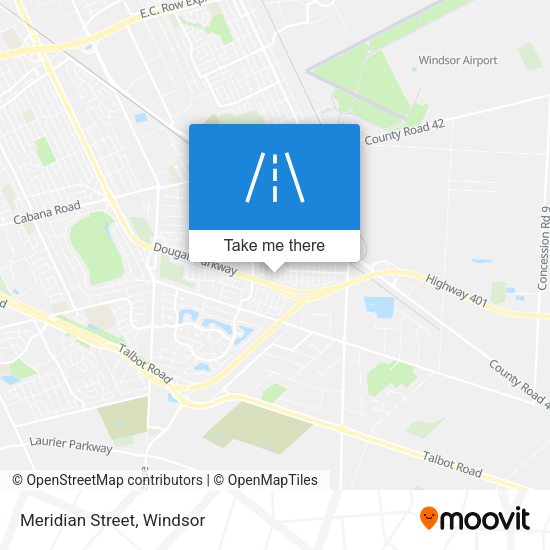 Meridian Street plan