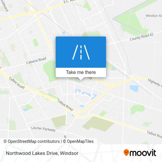 Northwood Lakes Drive plan
