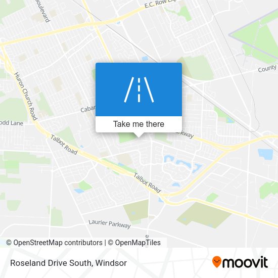 Roseland Drive South map