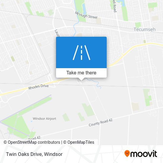 Twin Oaks Drive plan