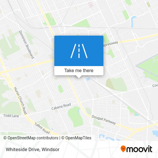 Whiteside Drive map