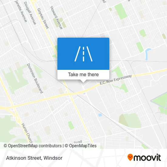 Atkinson Street map
