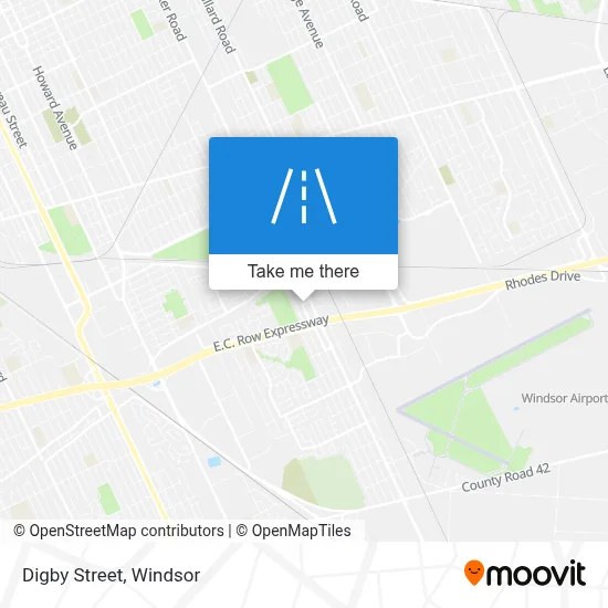 Digby Street map