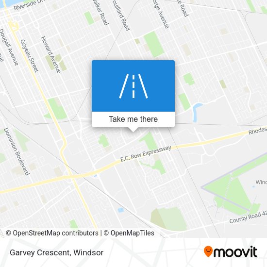Garvey Crescent map