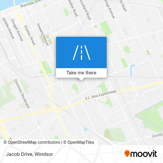 Jacob Drive map