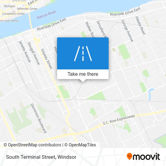 South Terminal Street map