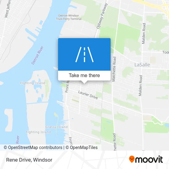 Rene Drive map