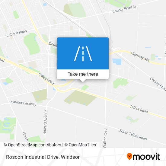 Roscon Industrial Drive map