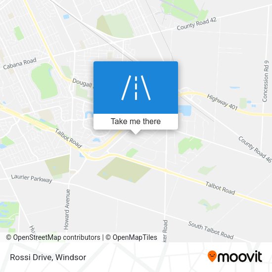 Rossi Drive map