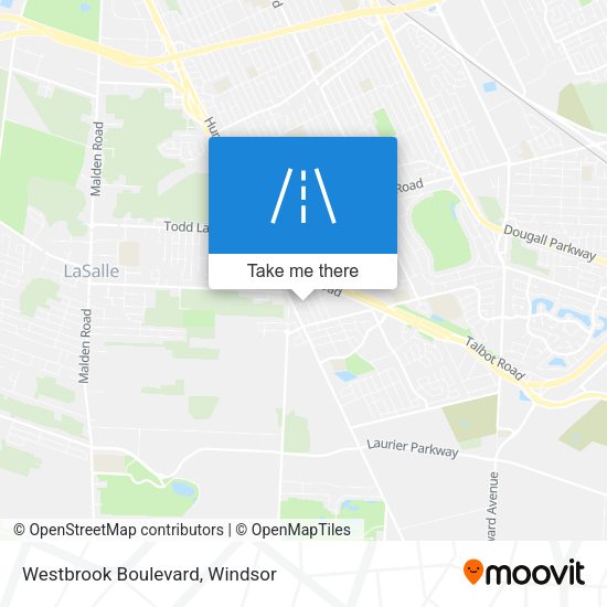 Westbrook Boulevard map