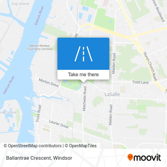Ballantrae Crescent map