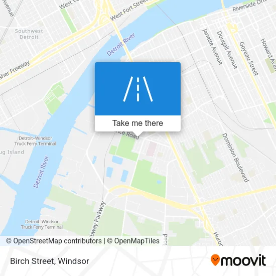 Birch Street map