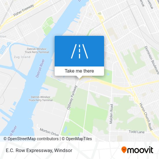 E.C. Row Expressway plan