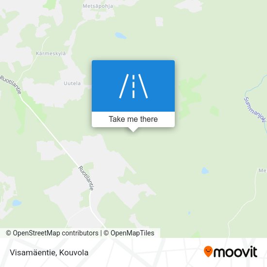 Visamäentie map
