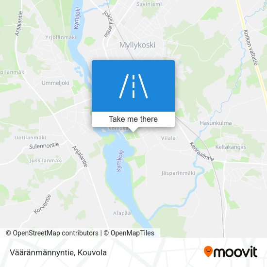 Vääränmännyntie map