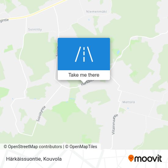 Härkäissuontie map