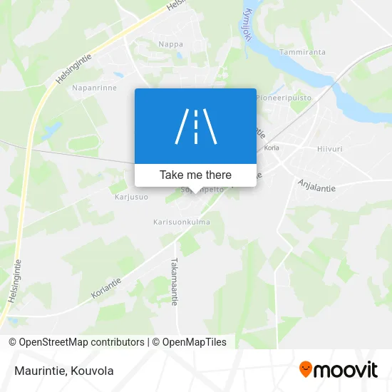 Maurintie map