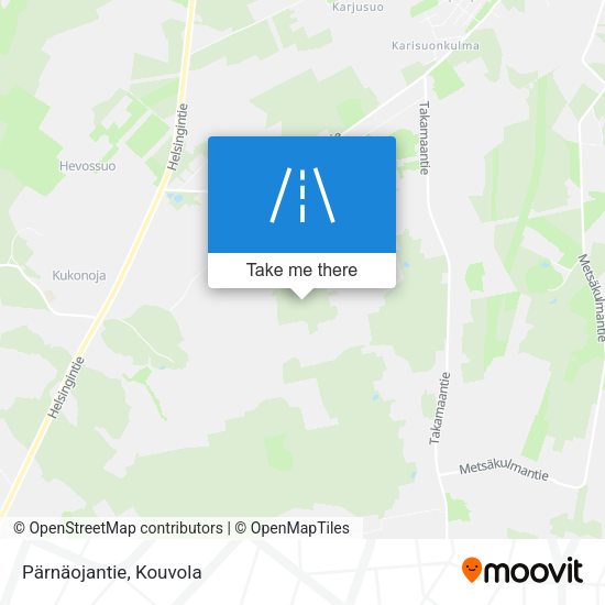 Pärnäojantie map