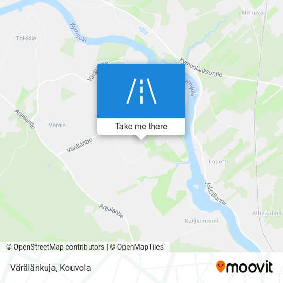 Värälänkuja map