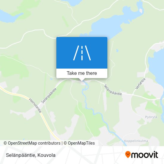 Selänpääntie map