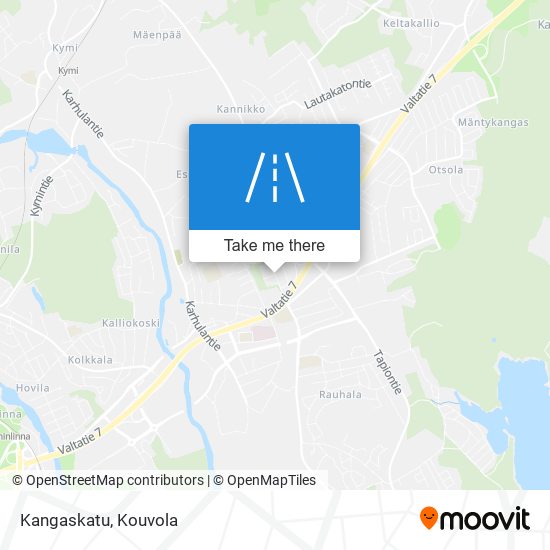 Kangaskatu map