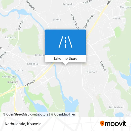 Karhulantie map