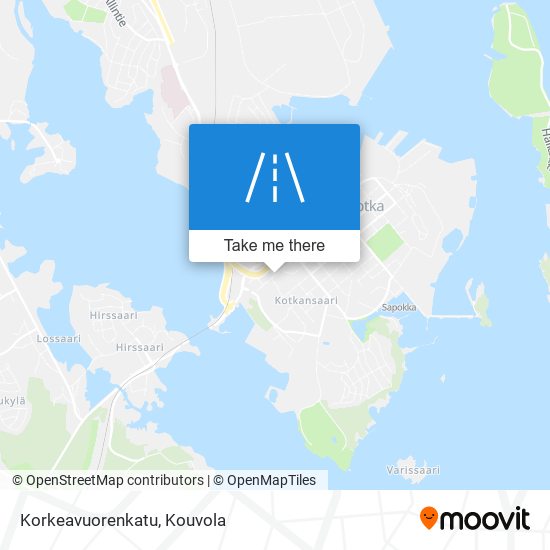 Korkeavuorenkatu map