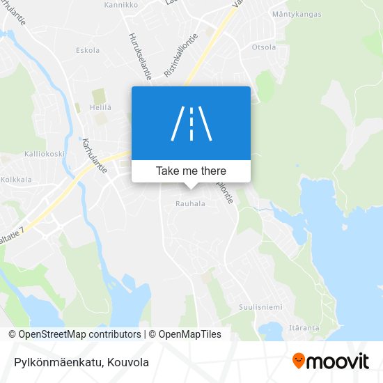 Pylkönmäenkatu map