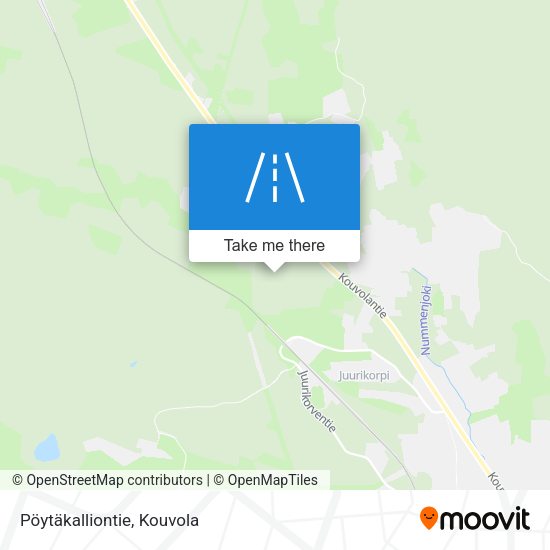 Pöytäkalliontie map