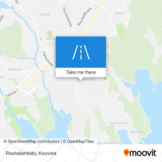 Rauhala Street map