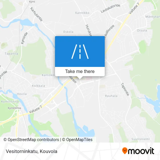 Vesitorninkatu map