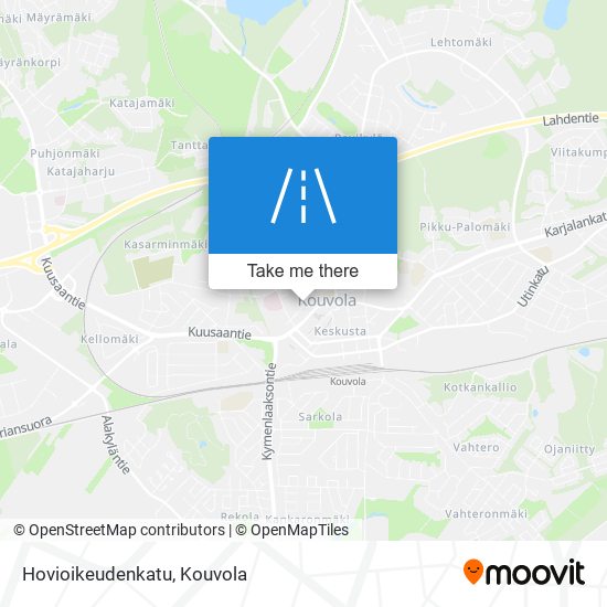 Hovioikeudenkatu map