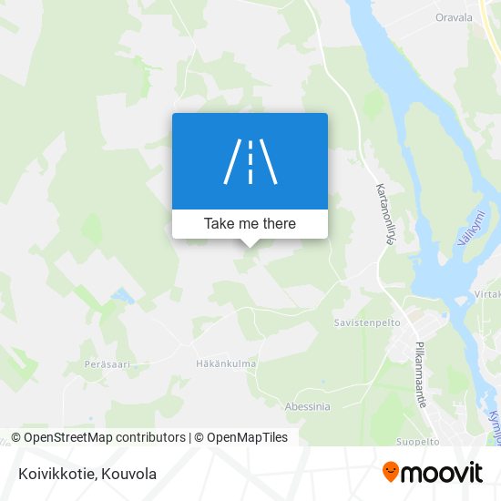 Koivikkotie map