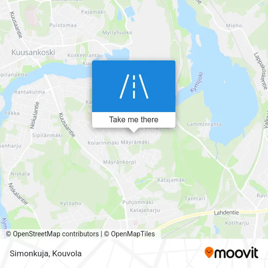 Simonkuja map