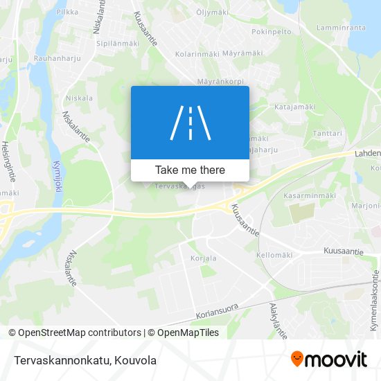 Tervaskannonkatu map