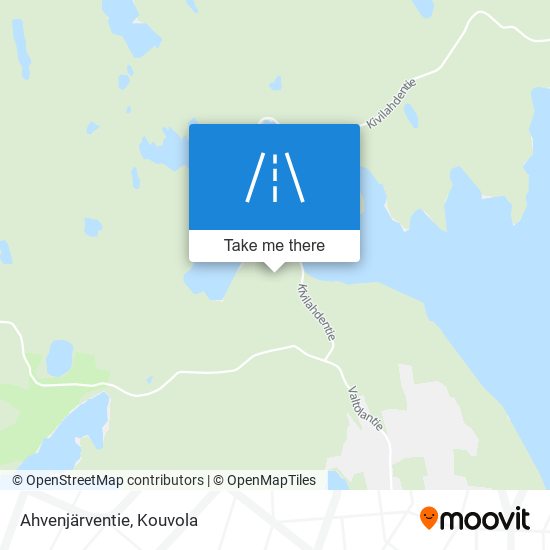 Ahvenjärventie map