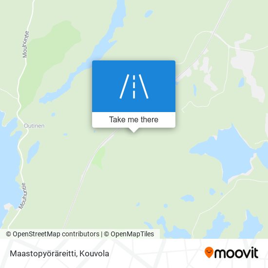 Maastopyöräreitti map