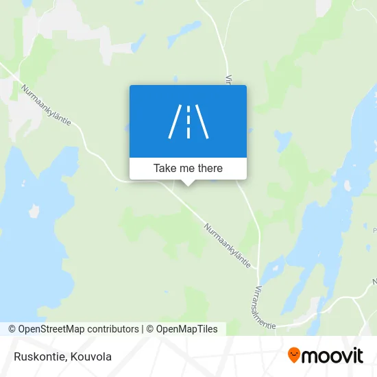 Ruskontie Road map