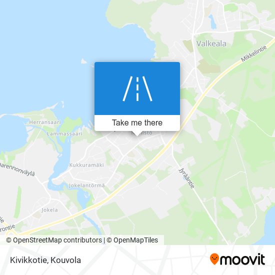 Kivikkotie map